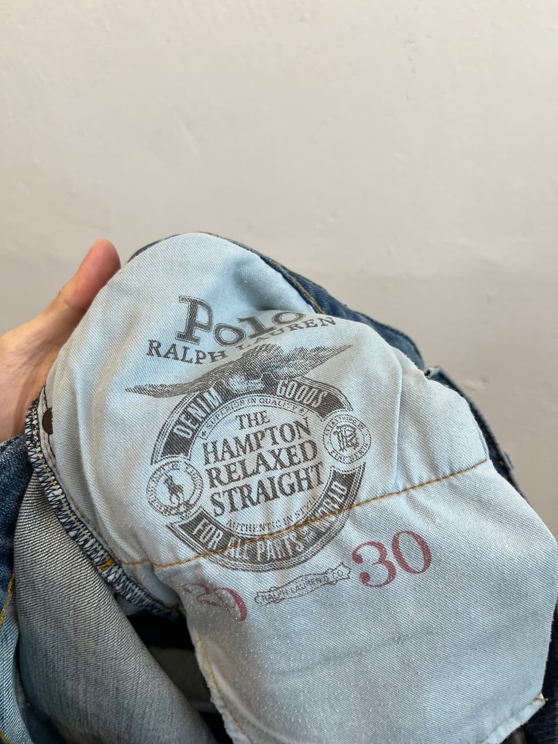 폴로 햄튼 릴렉스드 스트레이트 데님팬츠 상품이미지6