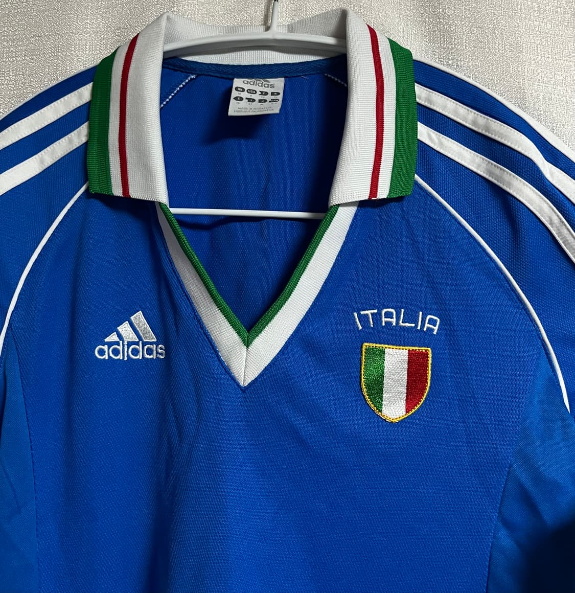 아디다스 이탈리아 반팔 져지 티셔츠 S 상품이미지3
