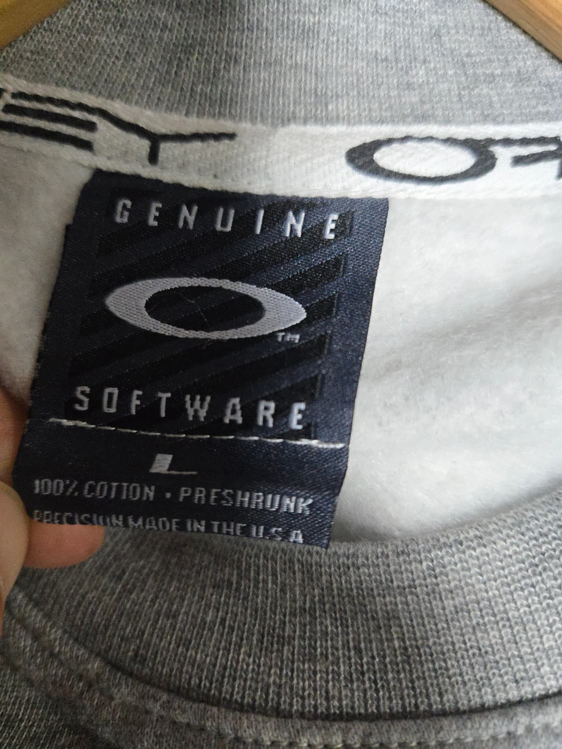 오클리 USA 아카이브 스웻 기모 맨투맨 표기 미국 L 국내 XL 상품이미지7