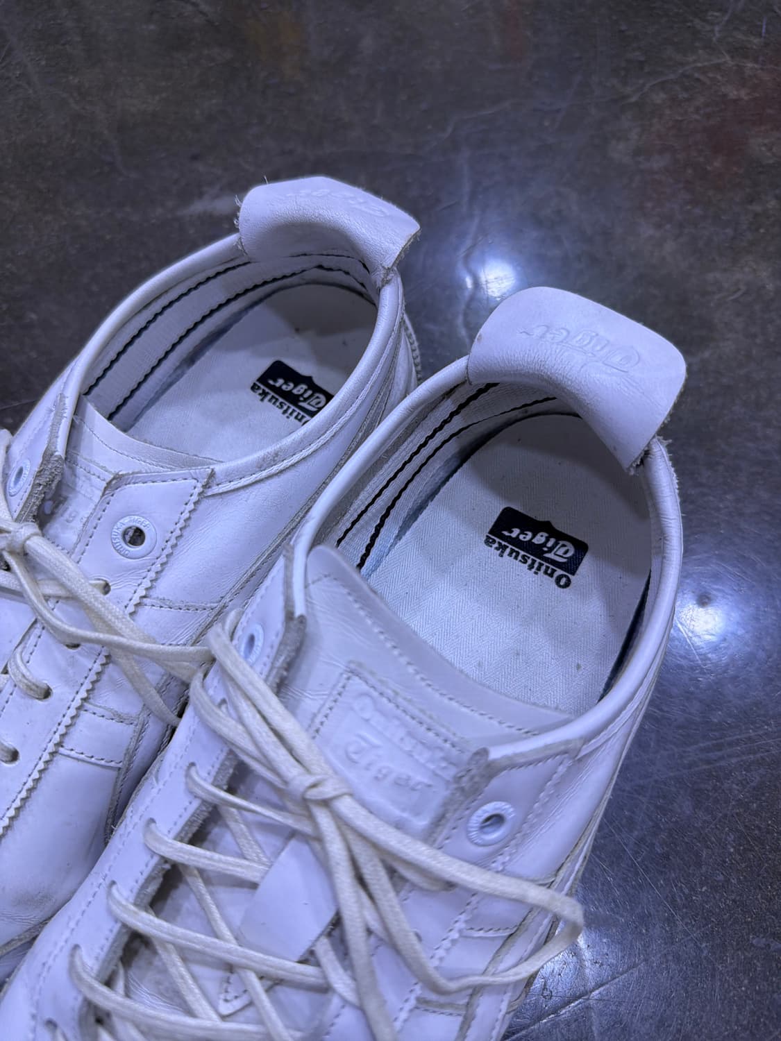 오니츠카타이거 멕시코66 SD 화이트 스니커즈 255 상품이미지5