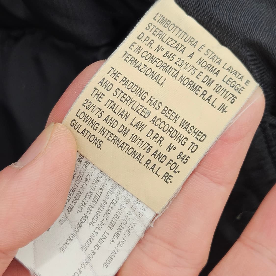 90's ARMANI JEANS 빈티지 알마니진 다운 패딩 셔츠 자켓 L 상품이미지7