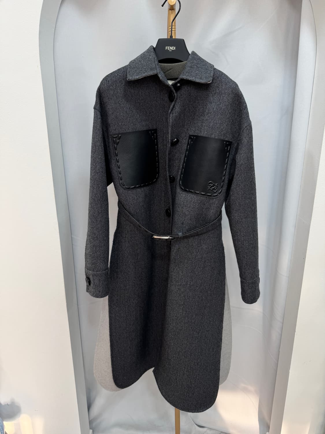 펜디 울 코트 38사이즈  상품이미지1