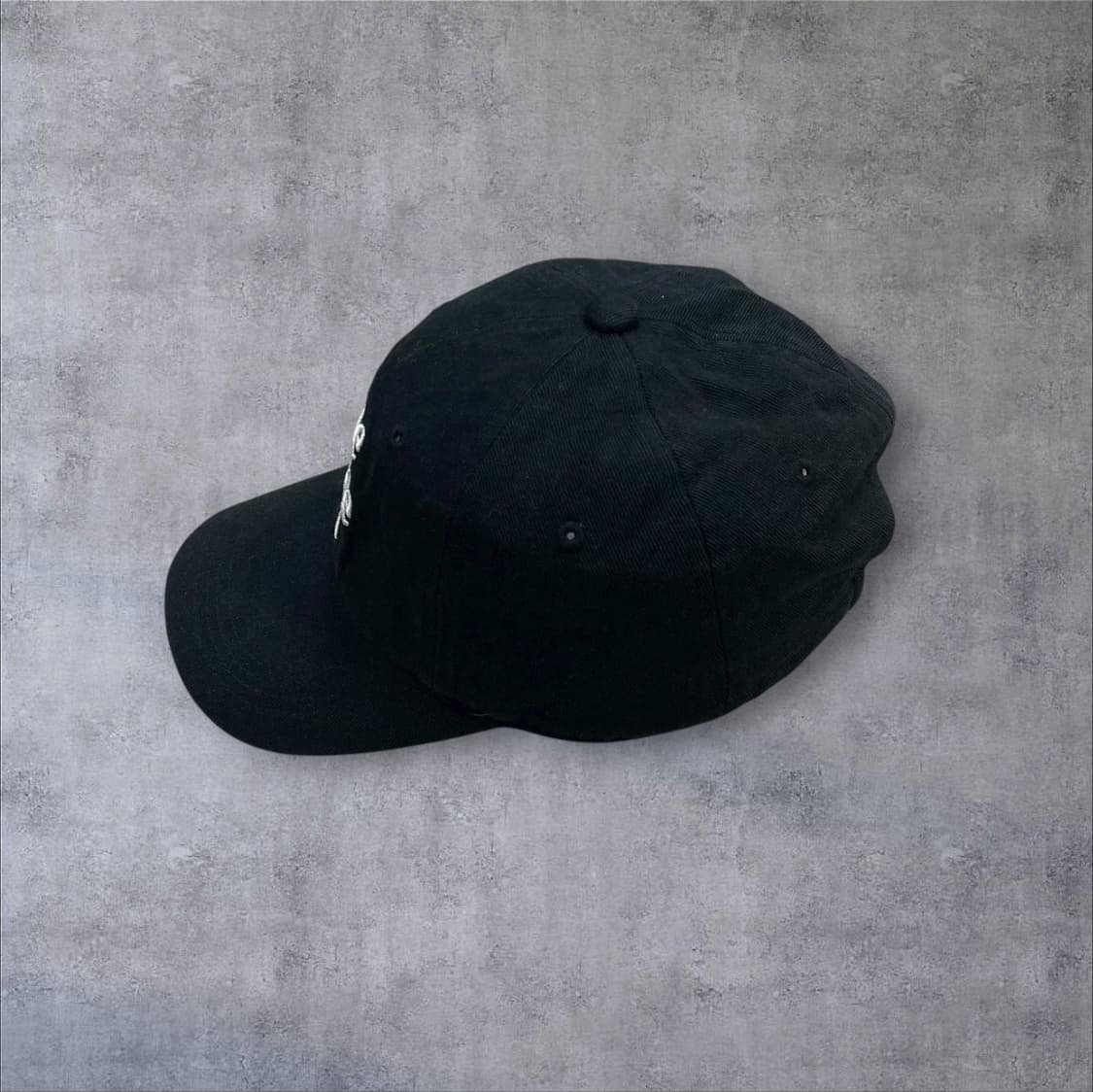 타입서비스 블랙 컬러 베이직 로고 볼캡 상품이미지2