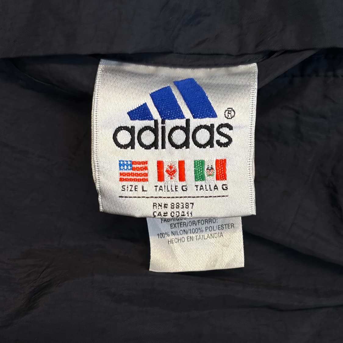 90s USA 빈티지 아디다스 양면 후리스 플리스 바람막이 상품이미지9