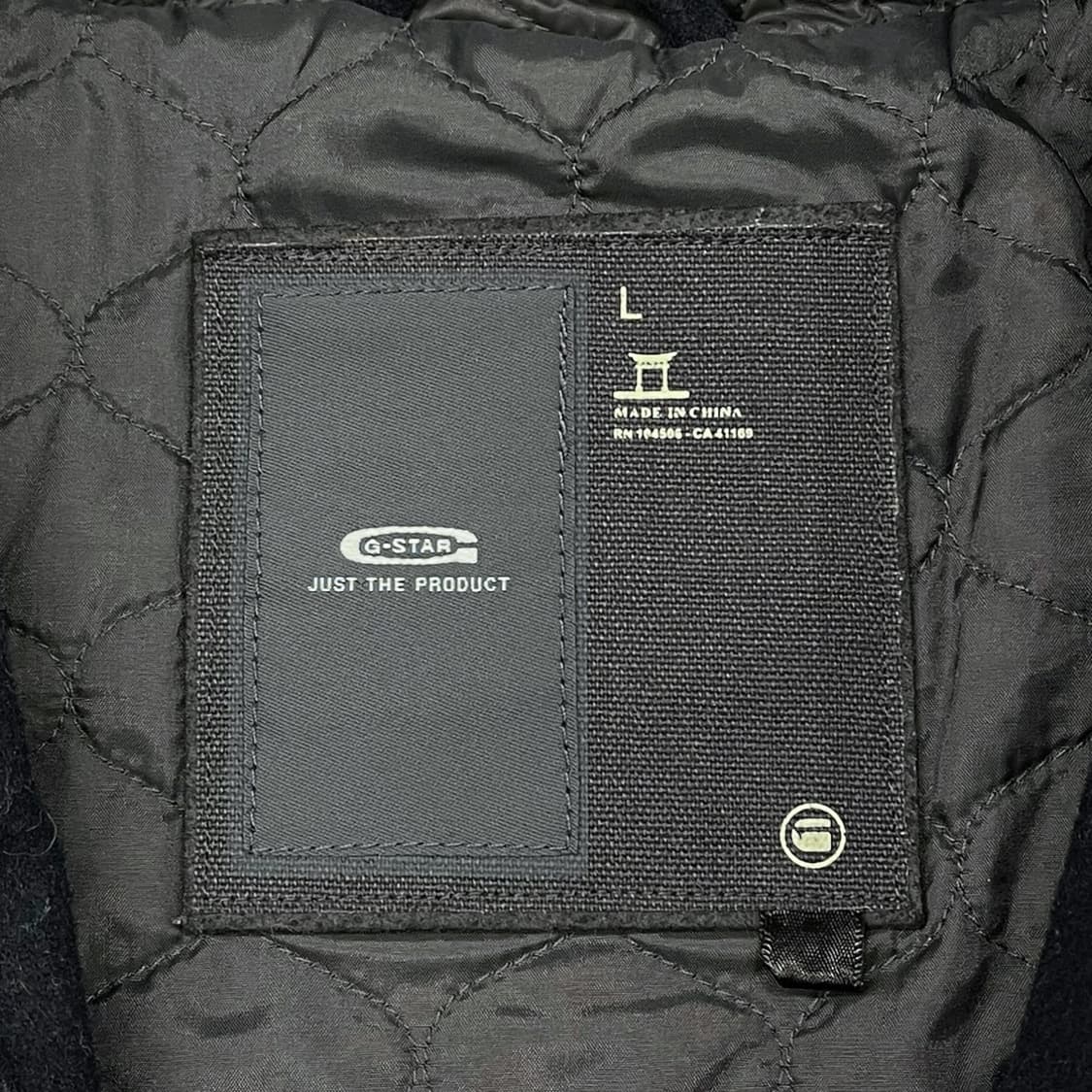 지스타 로우 울 블렌드 후드 자켓 상품이미지8