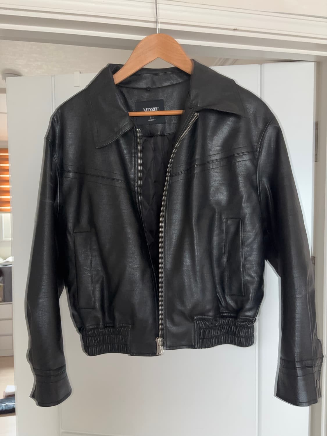 미쏘 레더자켓 상품이미지3