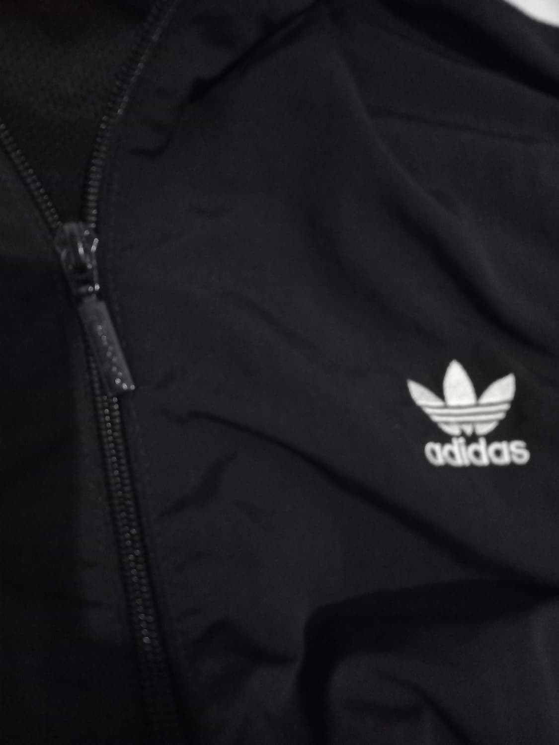 아디다스 락업 블랙 검흰 트랙탑 저지 져지집업 100/L 상품이미지3