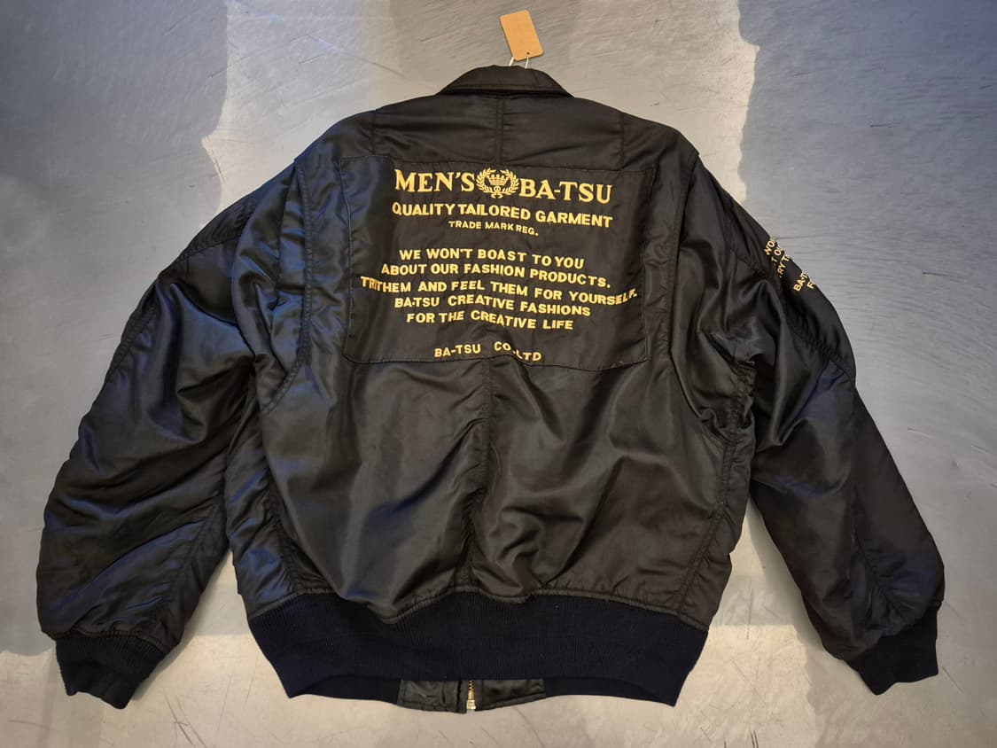 90s MEN'S BAT-SU 리버시블 플라이트 자켓 상품이미지1