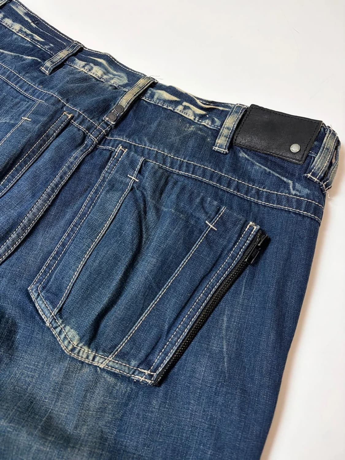 CK 00's 워싱 데미지드 와이드 데님 팬츠 PN9244 상품이미지6