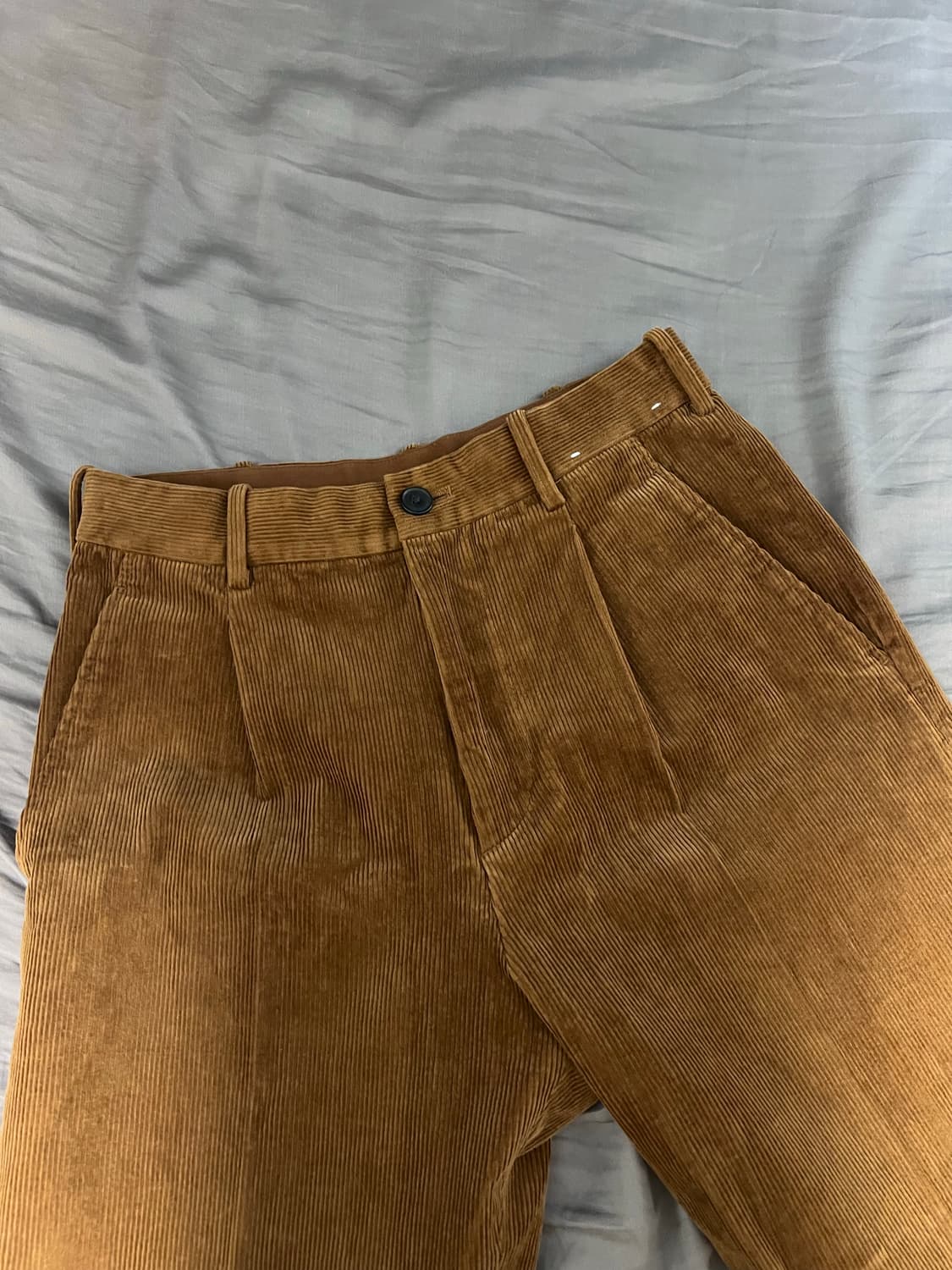 유니클로 코듀로이 골덴바지 브라운 xs 새제품 상품이미지2