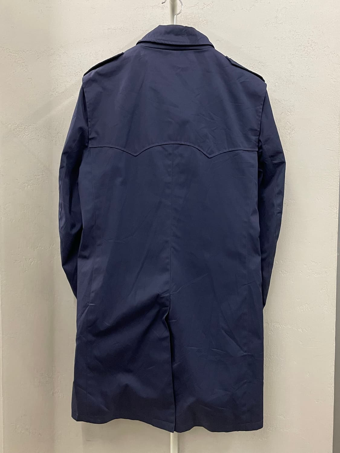 이탈리아군 네이비 트렌치 코트 상품이미지5