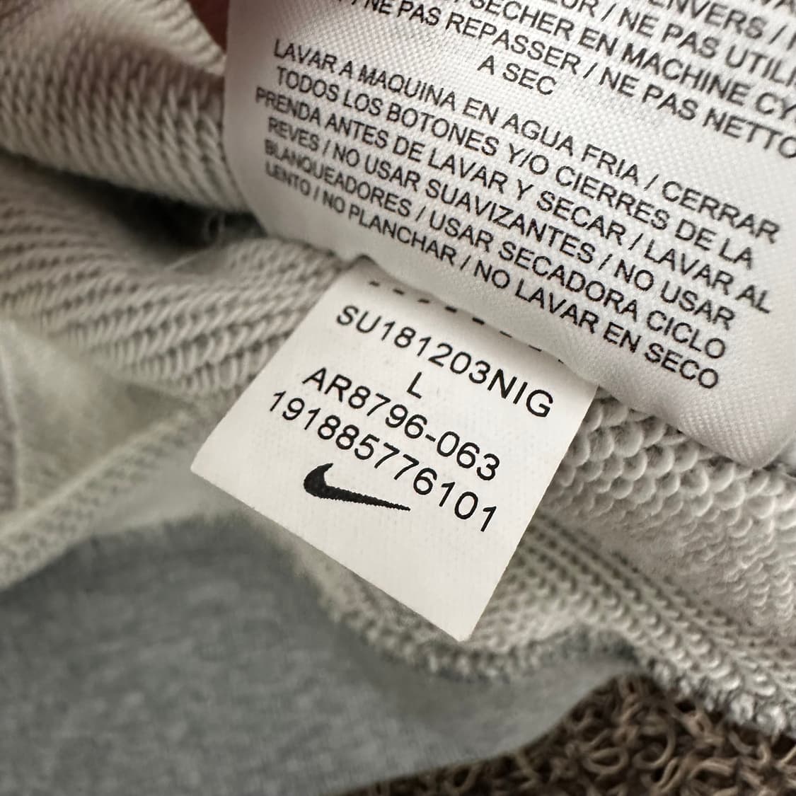 NIKE ACG 나이키 백포켓 맨투맨 그레이 L 상품이미지10