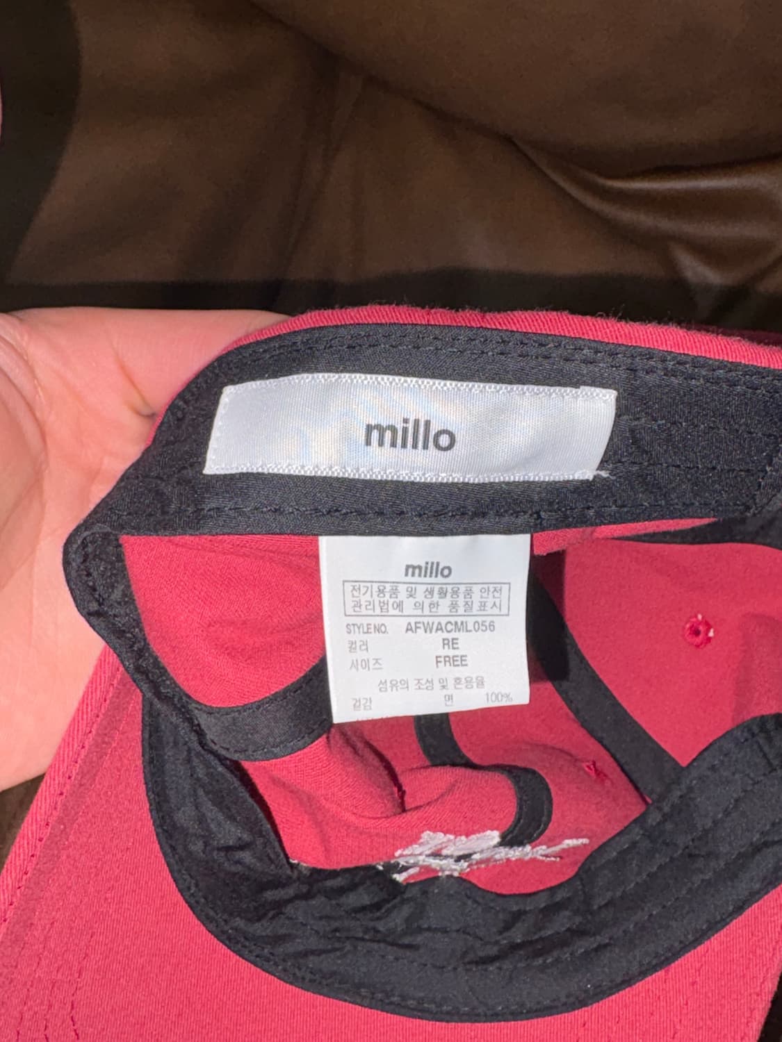 밀로 아카이브 자수 볼캡 상품이미지9