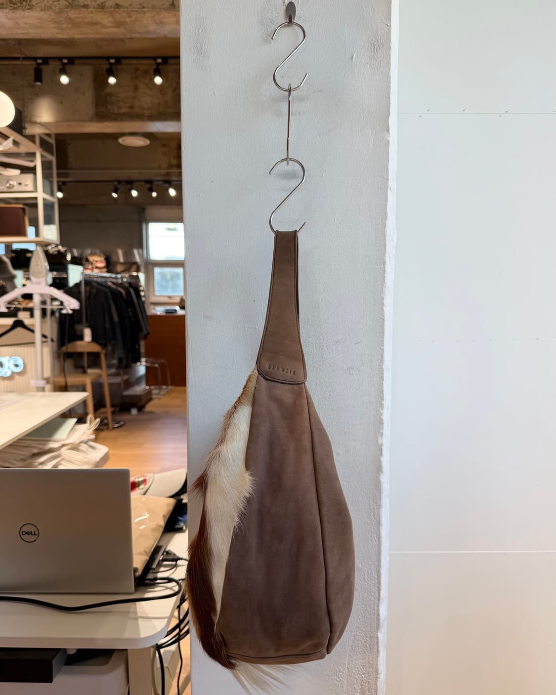 쌈지 브라운 송치 숄더백  상품이미지6