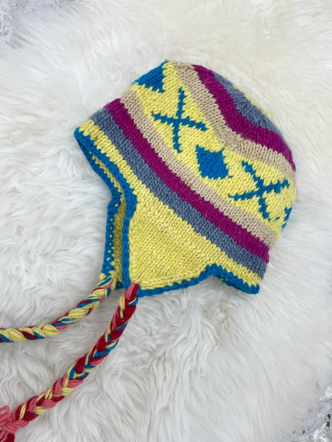 울 100 하구미 이어플랩 비니 상품이미지5