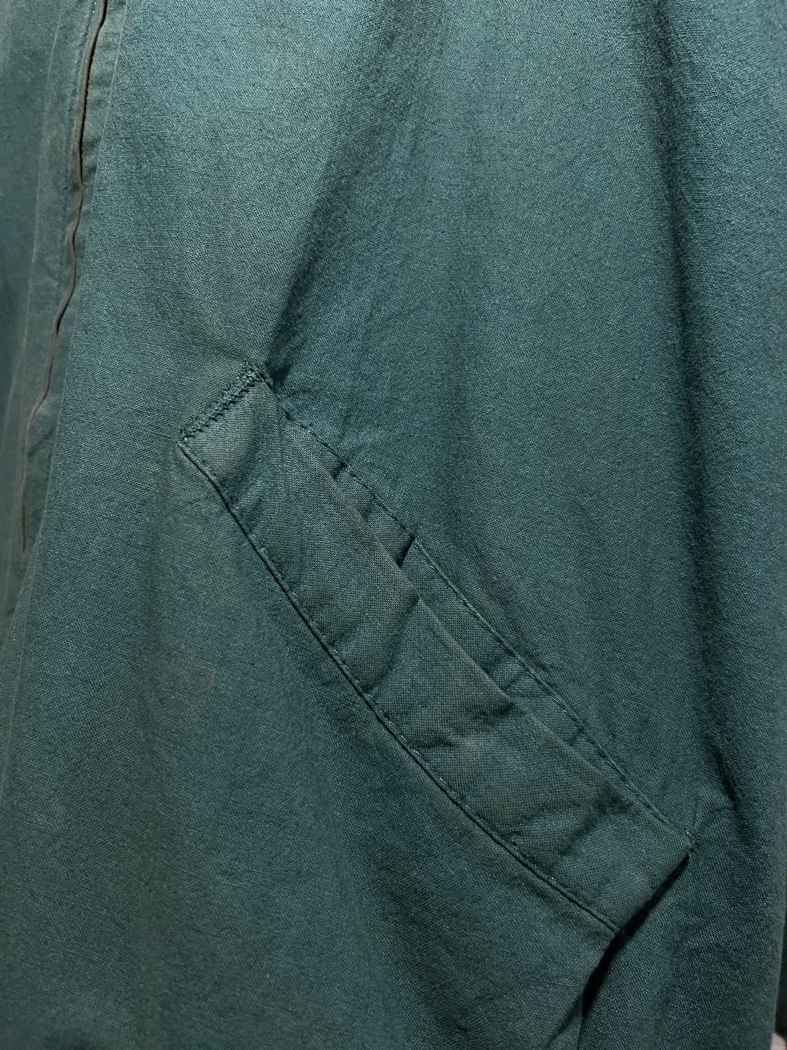 [L]80's Dunbrooke USA Made 빈티지그린 바시티 자켓 상품이미지4