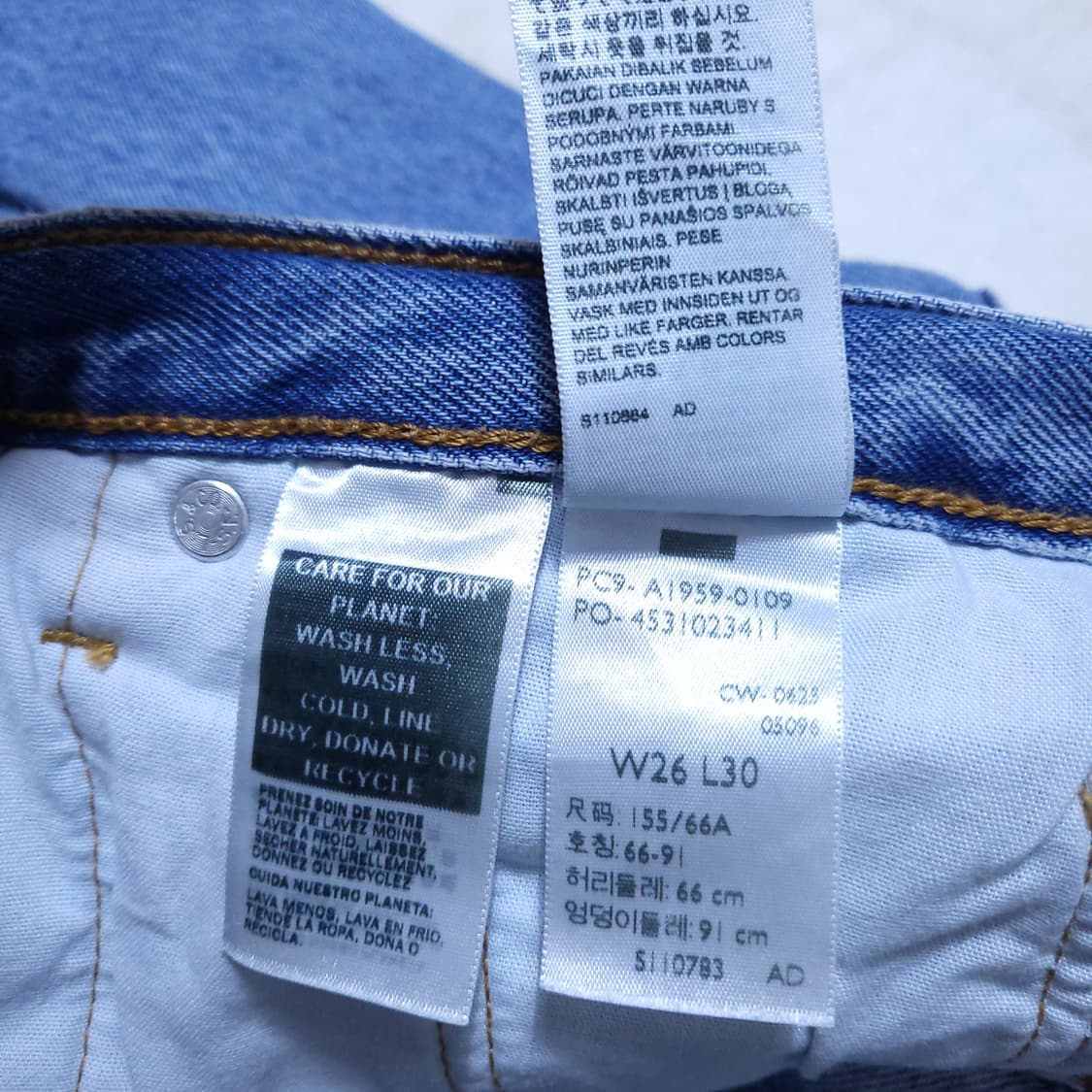 90년 리바이스 501 청바지 28인치 0328 상품이미지8