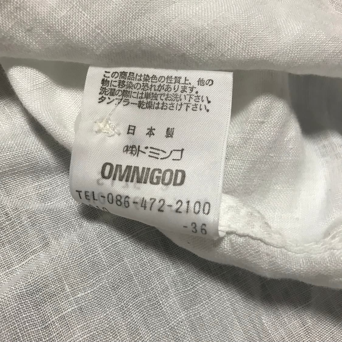 재팬 옴니갓 린넨 화이트 셔츠 3번 상품이미지6