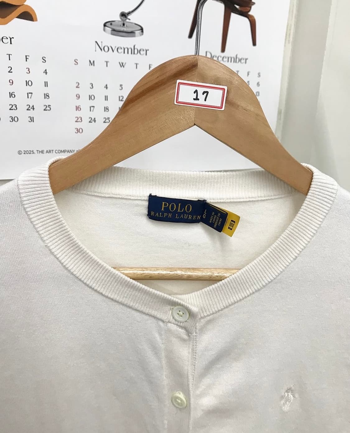 폴로 라운드 가디건 상품이미지2