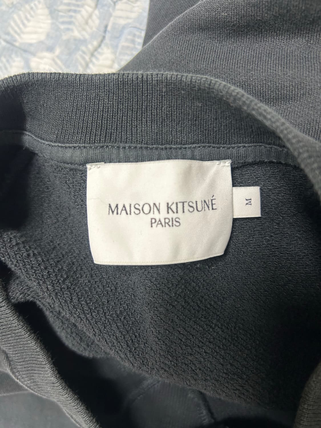 메종키츠네 더블폭스 헤드 패치 맨투맨 M 상품이미지2