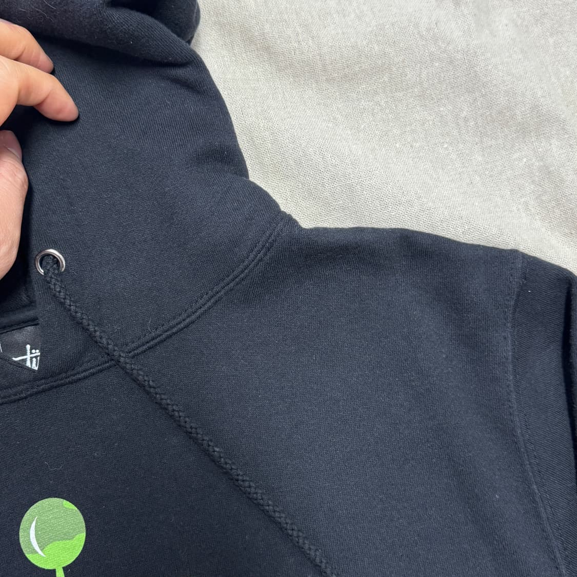 스투시 빈티지 카모 크라운 빅로고 후드 L 상품이미지4