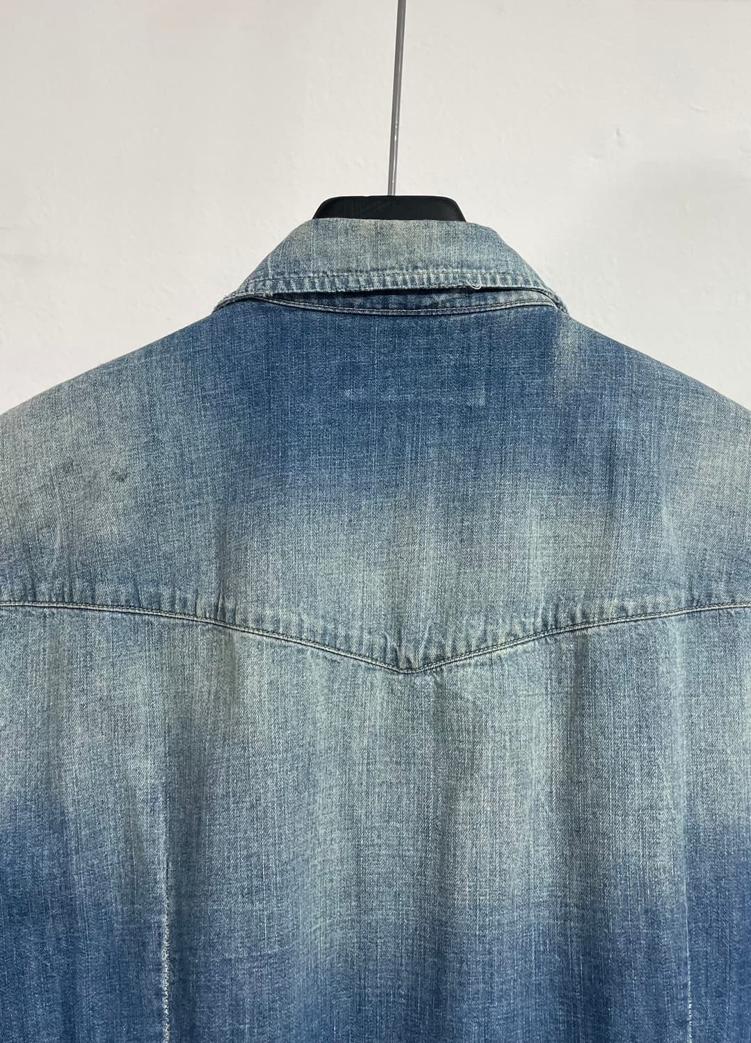 돌체앤가바나 워시드 데님 셔츠 (on.614)   상품이미지4