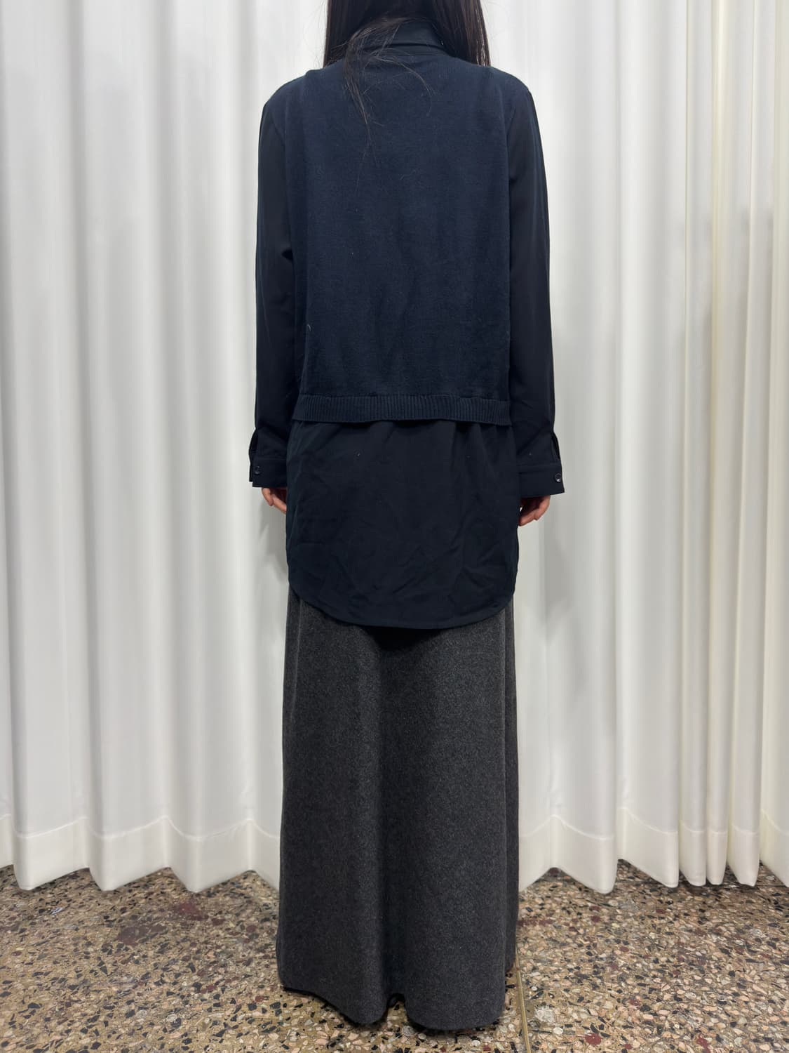 ethnic knit detail shirt 상품이미지7