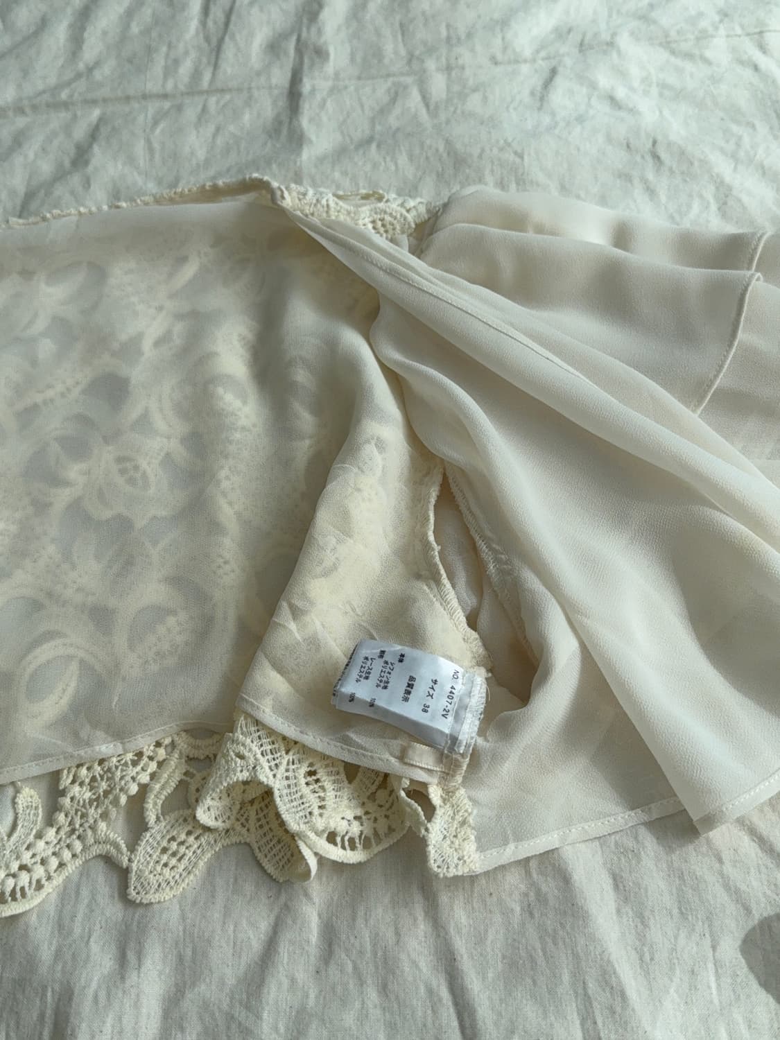 페어리 러블리 쉬폰 크로쉐 크롭 볼레로 상품이미지8