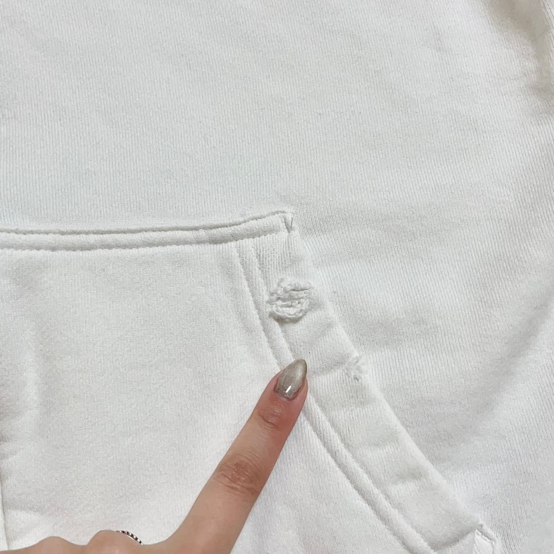 [정품] 아디다스 아이보리 박스로고 투웨이 후집 [ XS ] 상품이미지7