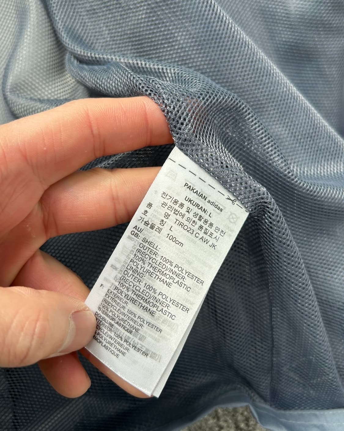 아디다스 전북현대 코치 지급용 올웨더 레인 자켓  상품이미지9