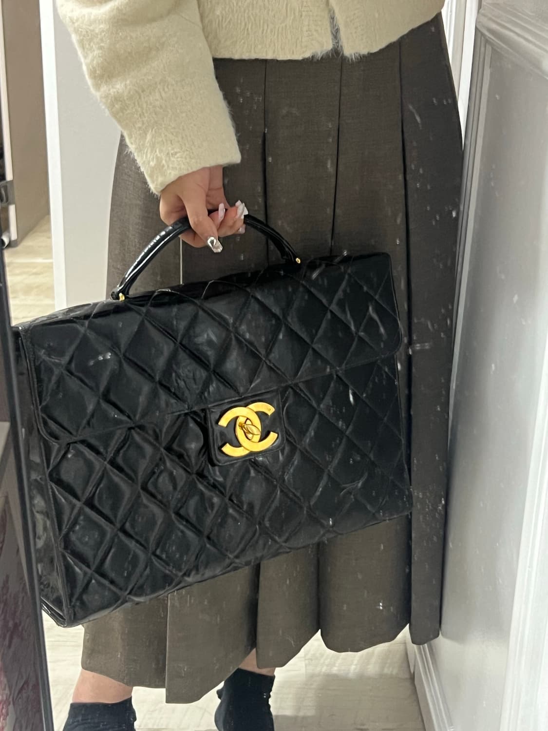 빈티지 샤넬 브리프 케이스 상품이미지3