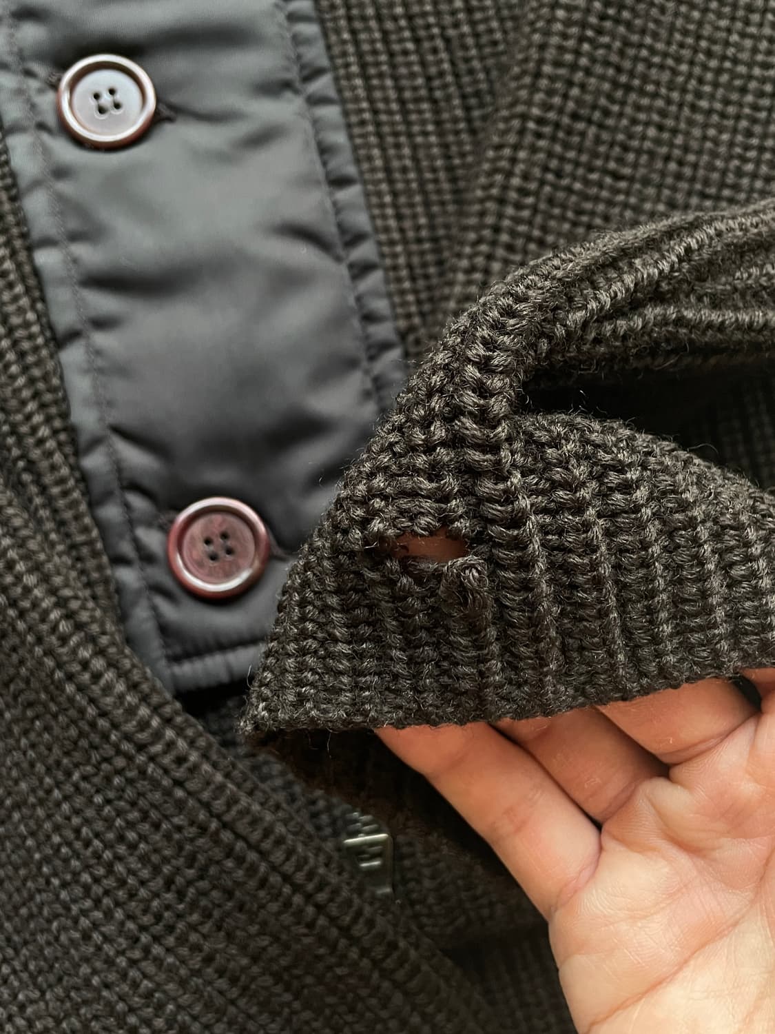 프라다 스포츠 울 니트 자켓 상품이미지9