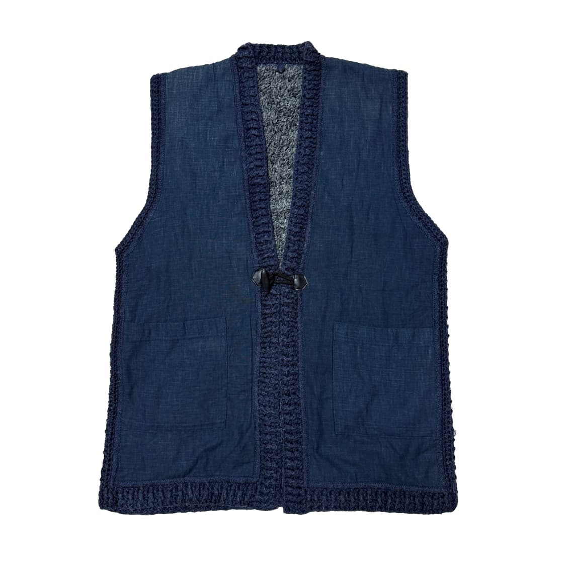 JPN 일본 빈티지 기모노 베스트 상품이미지4