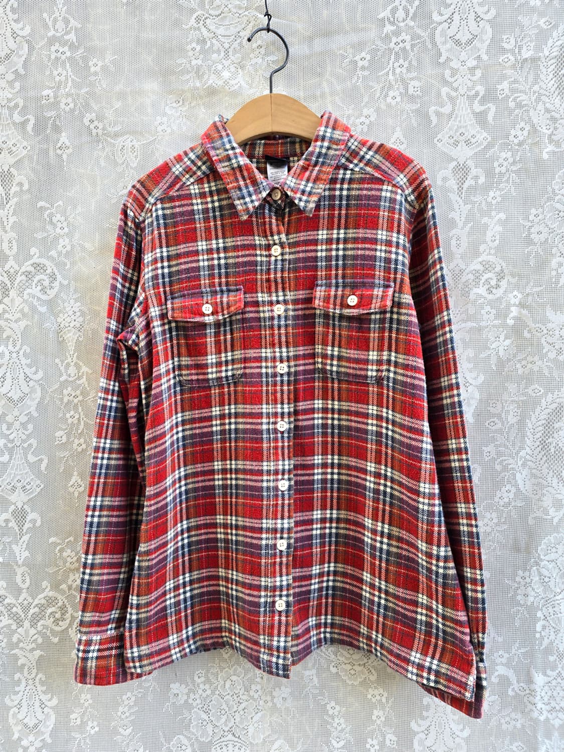 파타고니아 오가닉 코튼 체크 셔츠 상품이미지1