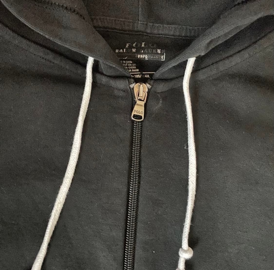 빈티지 폴로 랄프 로렌 집업 후디 black XL 상품이미지2