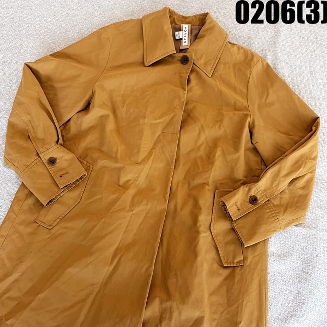 [55] 모르간 브라운 컬러 롱 트렌치 코트 0206(3) 상품이미지2