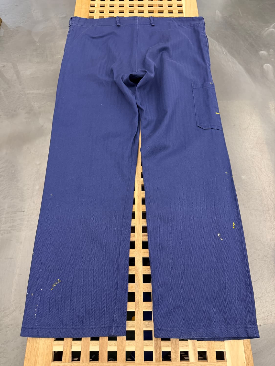 70s DISTRESSED FRENCH HBT 헤링본트윌 프렌치워크팬츠 상품이미지2