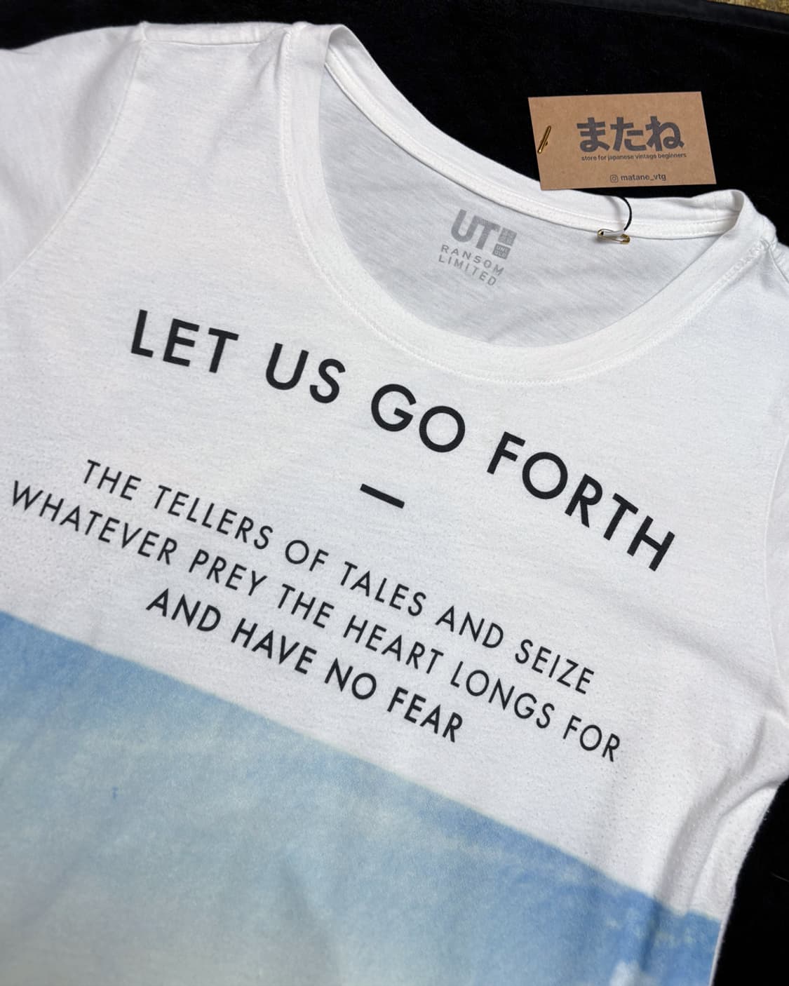 일본빈티지 UNIQLO 해변 티셔츠 상품이미지3