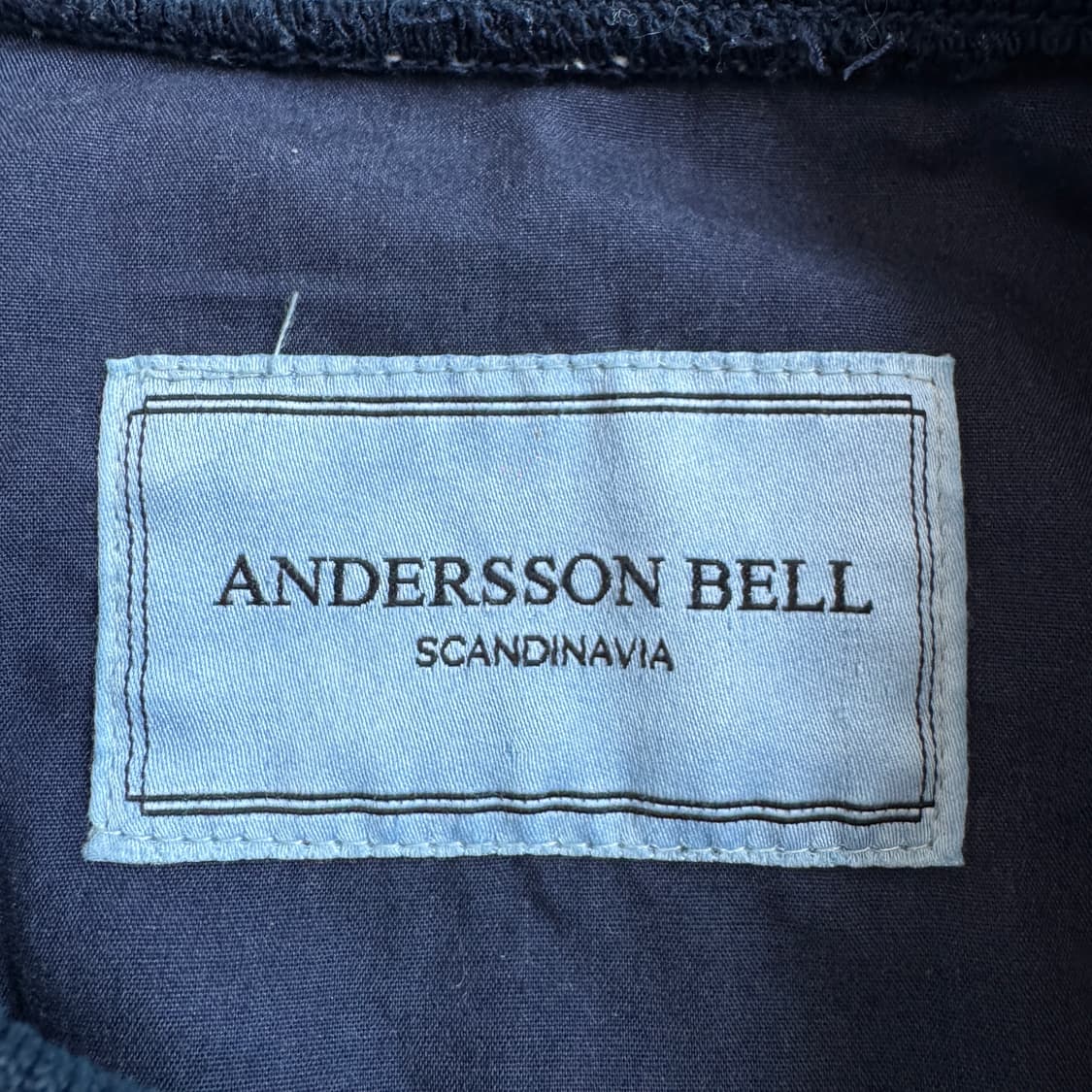 앤더슨벨 카라리스 논카라 데님 자켓 상품이미지7