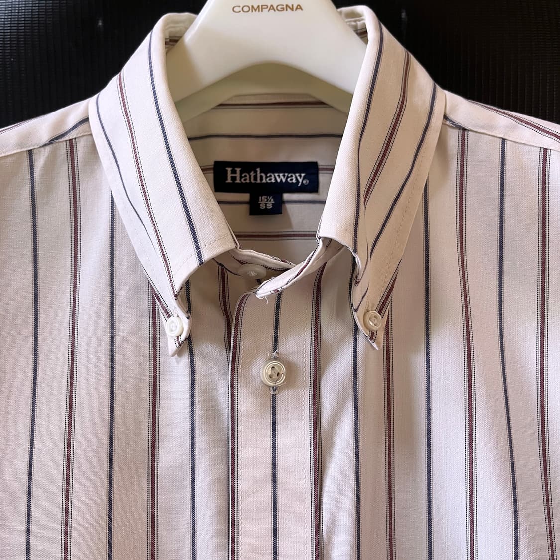 XL) 90s 해서웨이 Made in U.S.A 버튼다운 셔츠  상품이미지2