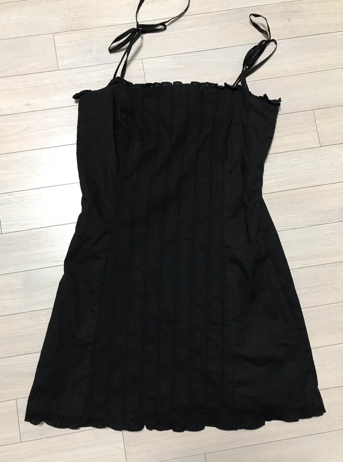 낫유어로즈 레이스 프릴 미니 드레스 S 상품이미지3