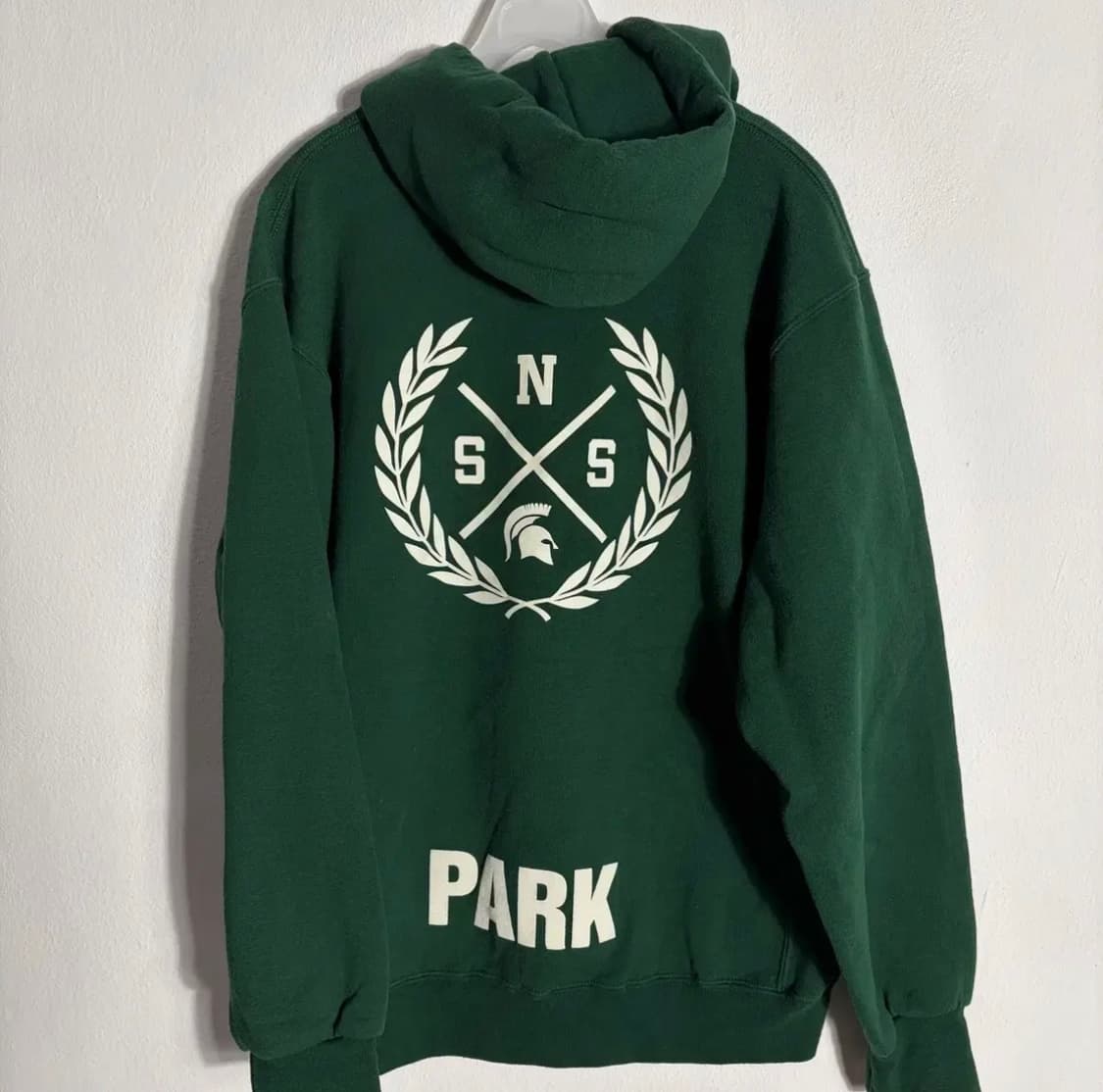 90s Russell Athletic 녹색 후드티(L) 상품이미지2