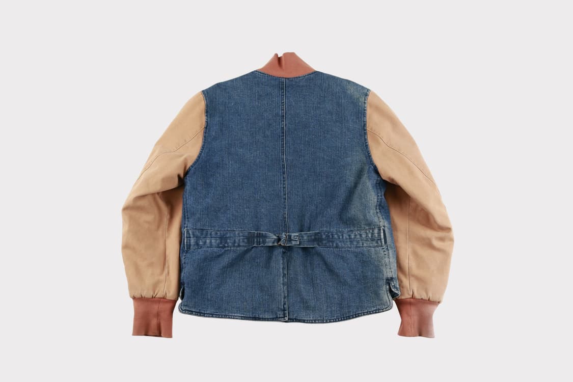 [L] 구즈베리레이 스포츠 블레이저 데님 캔버스 자켓 상품이미지5