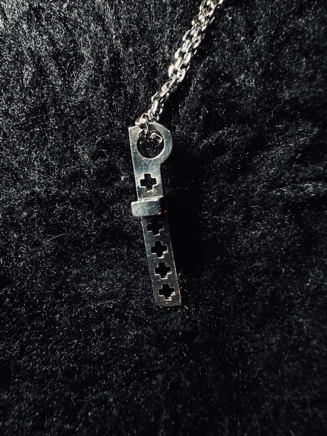 킹크로치 심플 크로스 목걸이 은십자가 목걸이 상품이미지8