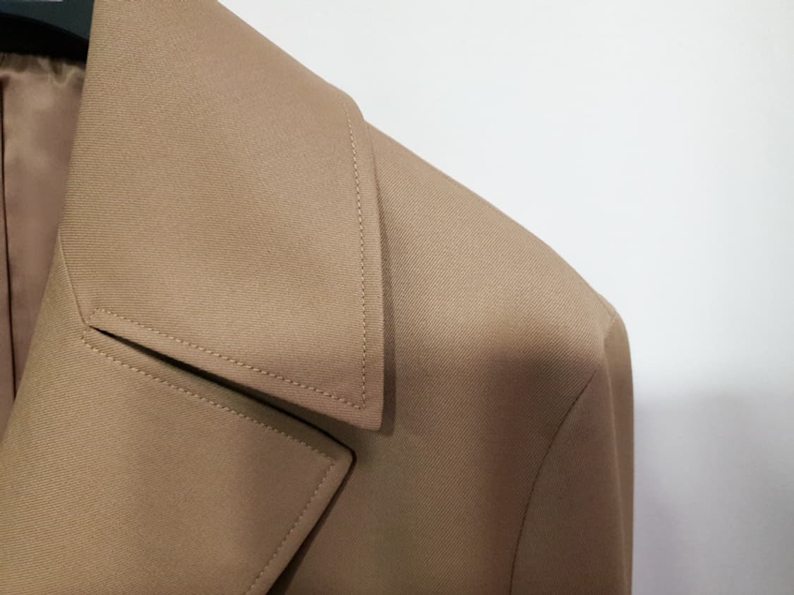 바쏘옴므 남성 울 트렌치 코트 베이지 95-97 상품이미지4