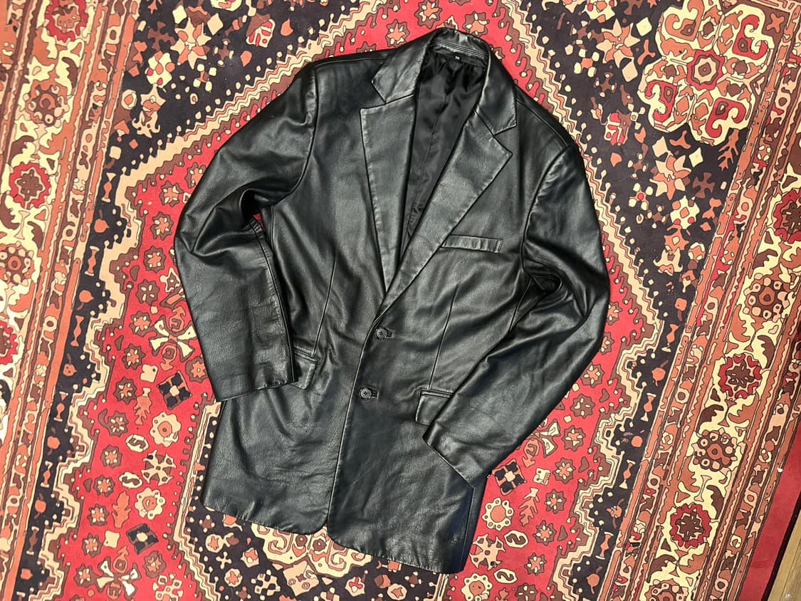 ( XL-2X ) 가죽마이 가죽자켓 레더자켓 아메카지 가죽카코트 블레이저 상품이미지6