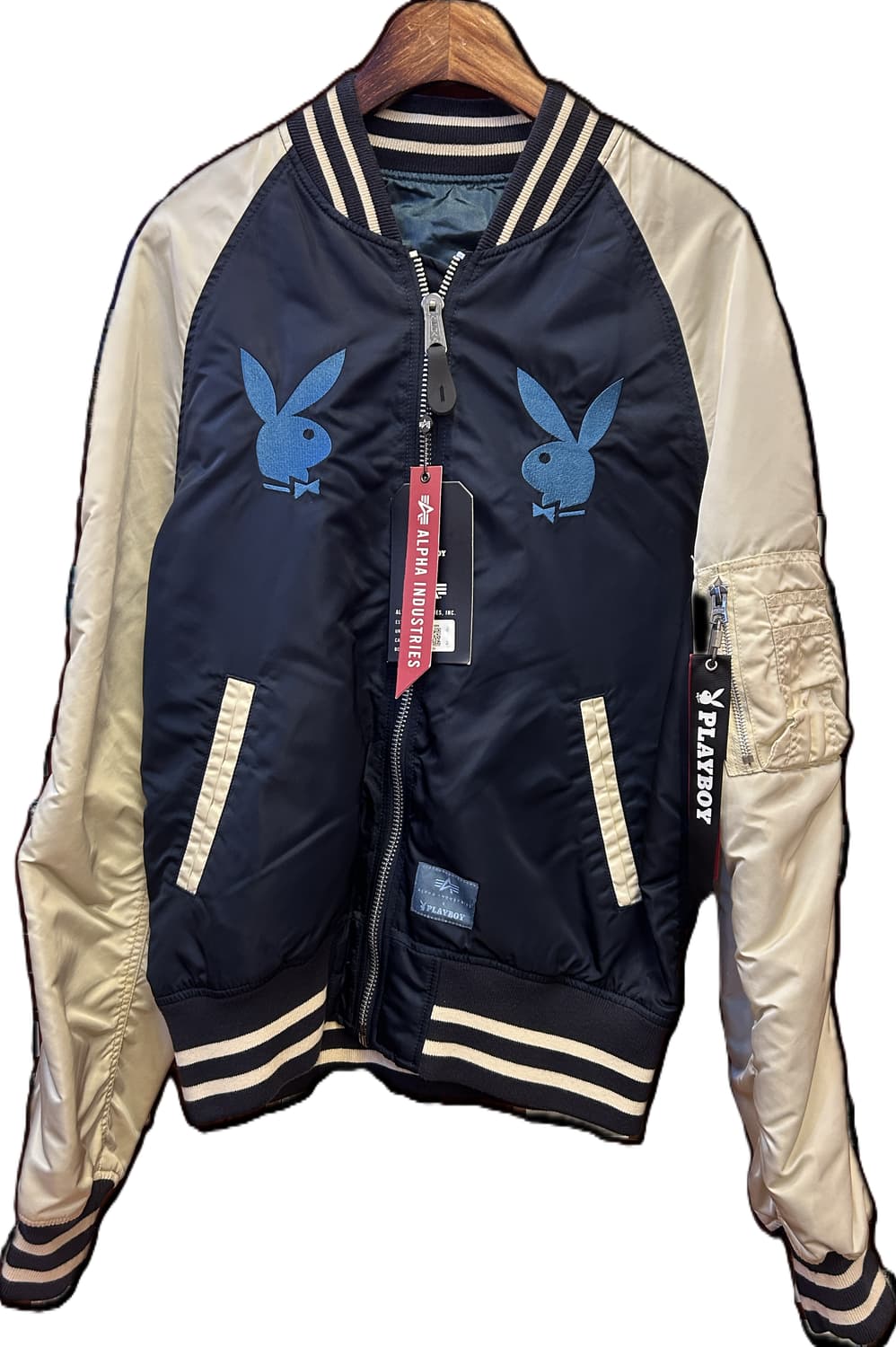 알파 인더스트리 x 플레이보이 MA-1  항공 점퍼 상품이미지1