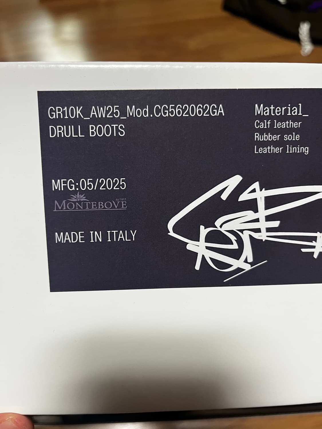 GR10K 25AW DRULL BOOTS 포레스트 그린 43 상품이미지5