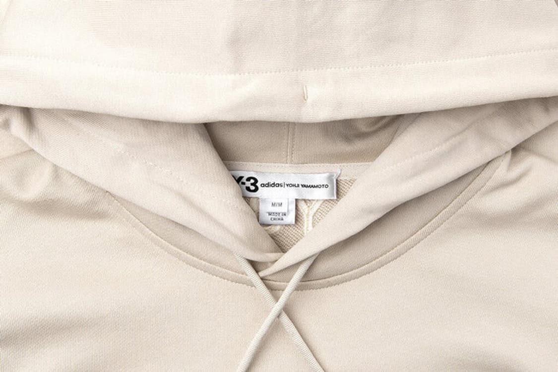 Yohji Yamamoto 요지 야마모토 아디다스 크롭후드티 아이보리 상품이미지3