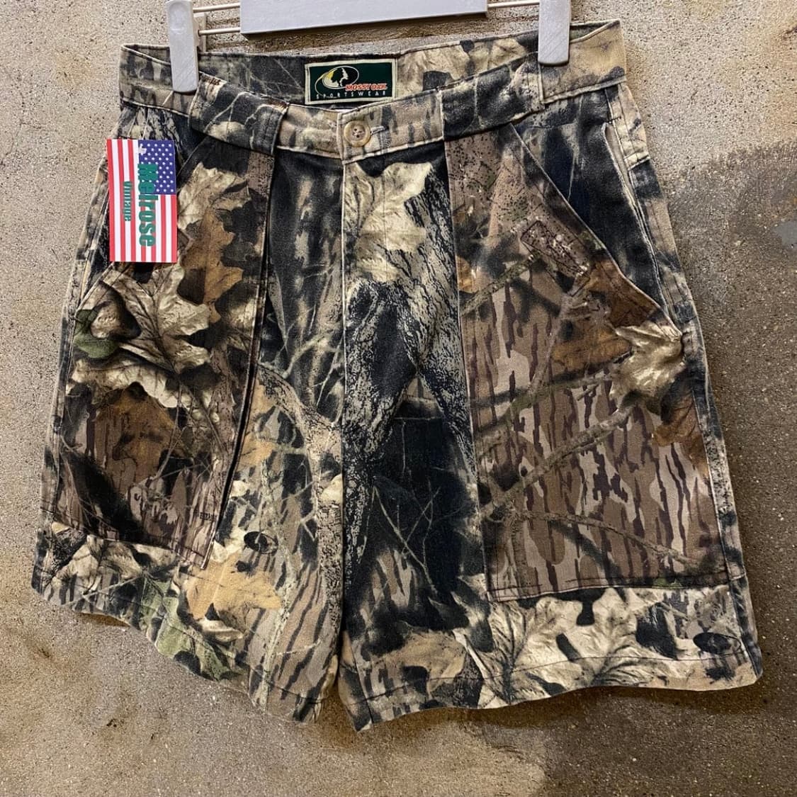 90s made in USA 리얼트리 헌팅 카고 반바지 상품이미지2